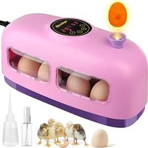 Birstlye Egg Incubator for Hatching Chicks, 8 Eggs Poultry Hatcher